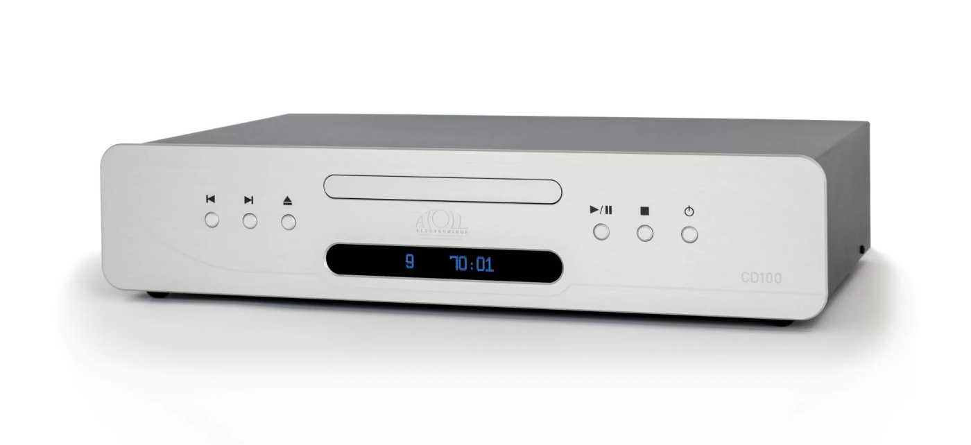 ATOLL CD 100 Signature - Stereo CD-Player ohne Digital-Eingangsmodul alu-silber | Auspackware,wie Neu