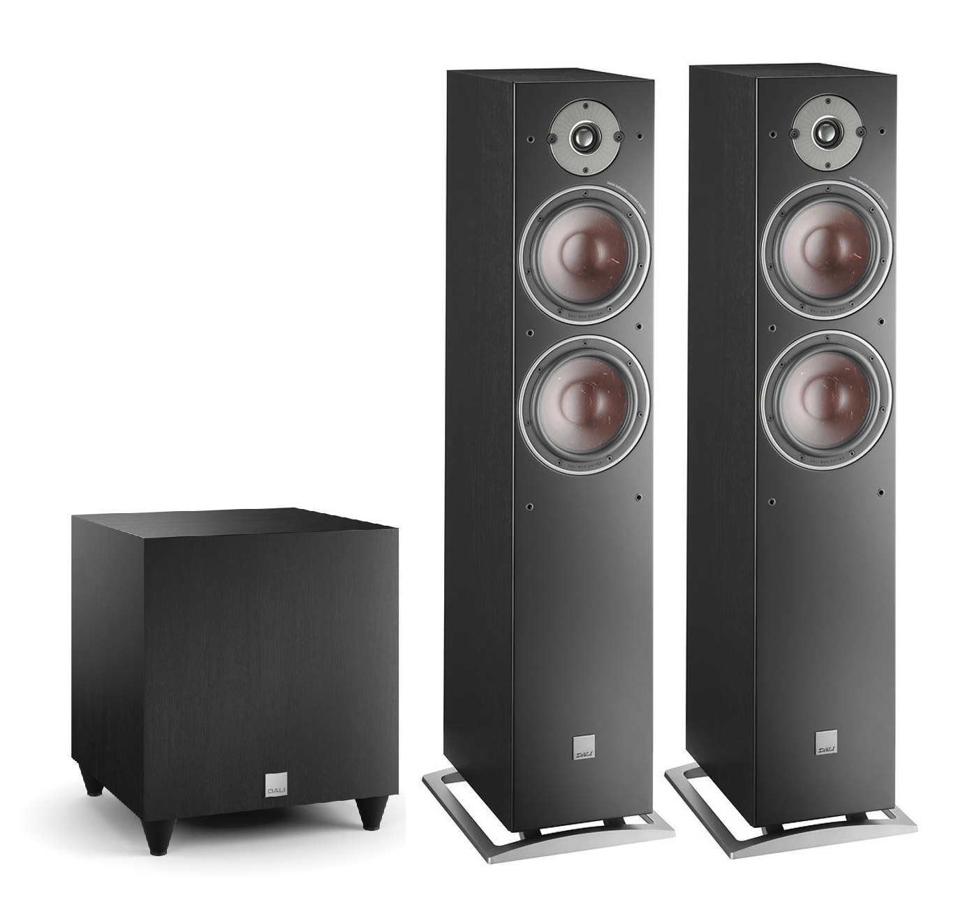 Dali Oberon Heimkino-Systeme, Black Ash | Neu 2.1-System | 1