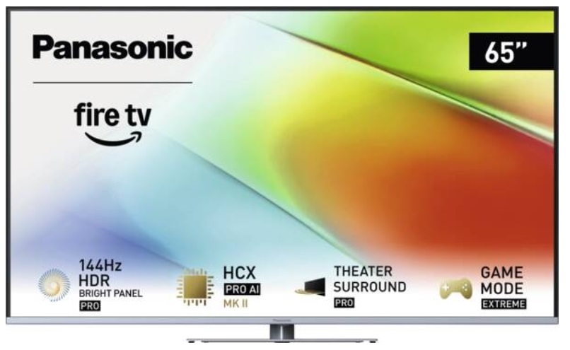 PANASONIC TV-65W93BE7 164 cm, 65 Zoll 4K Ultra HD LED TV mit Fire TV