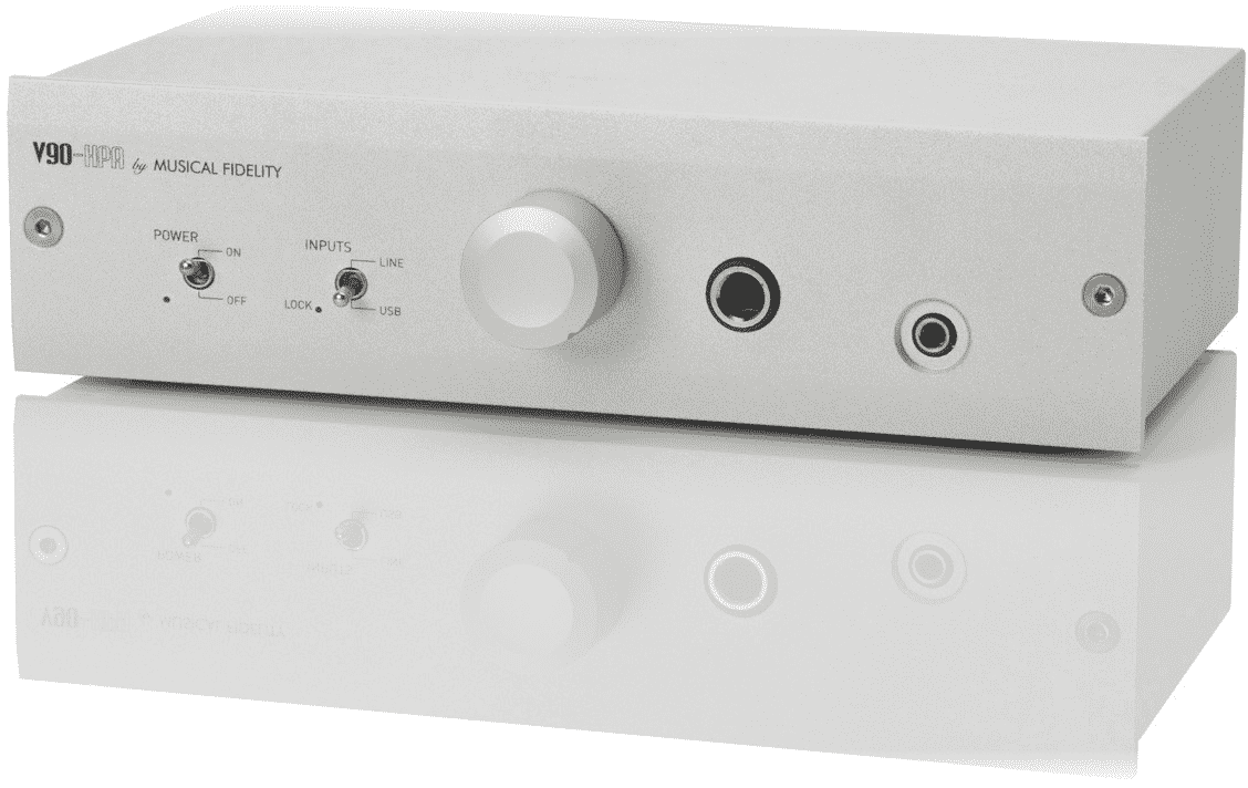 Musical Fidelity V90-HPA Kopfhörerverstärker USB D/A-Wandler Silber | Neu