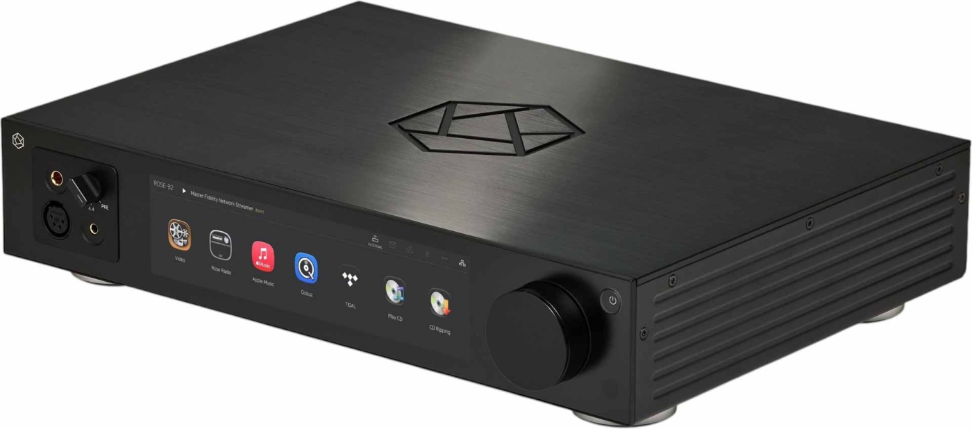 HiFi Rose RS 451 schwarz - Hochwertiger Audio/Video Streamer mit Kopfhörerverstärker | Neu