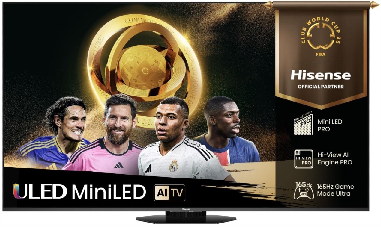 HISENSE 85U8Q 215 cm, 85 Zoll 4K Ultra HD Mini LED ULED TV