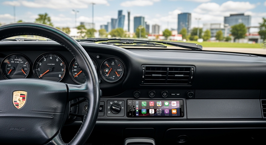 Ampire CPR60 Smartphone 1DIN Radio, 6.38'' (162mm), Dual-DAB+, AHD Kameraeingänge | Neu