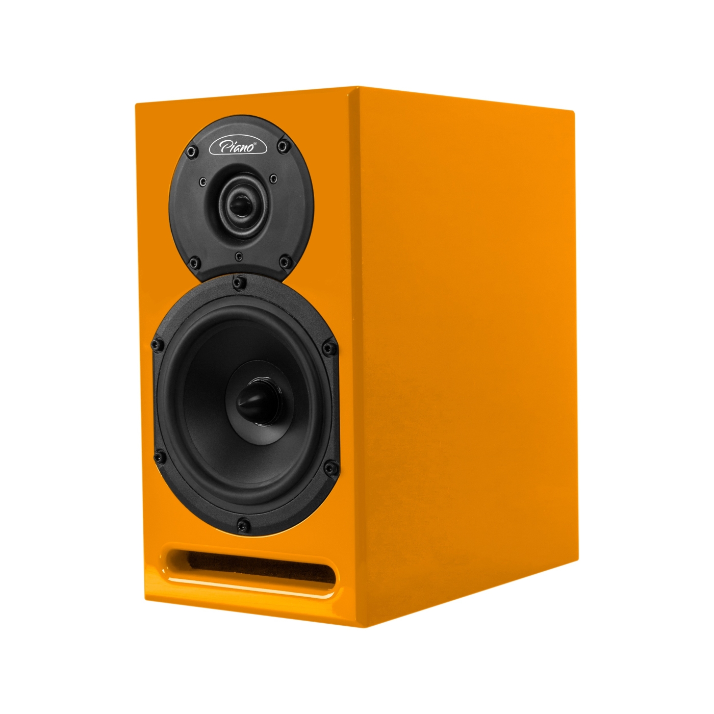 MDS Piano Monitor - Regallautsprecher, Paar, Orange Piano | Neu