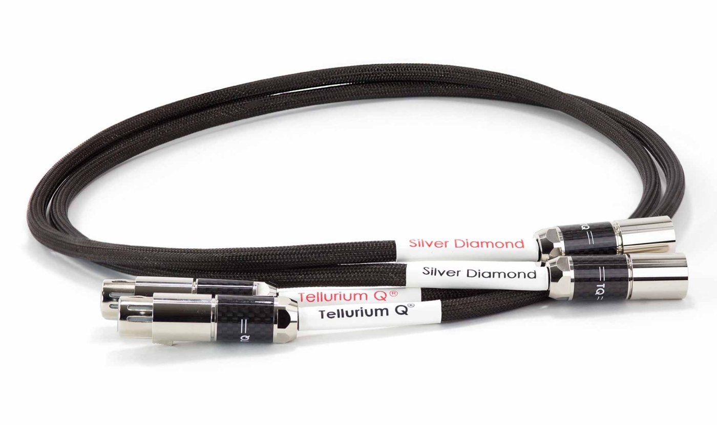 Tellurium Q Silver Diamond II 1,00 m Interconnect XLR-Kabel | Neu