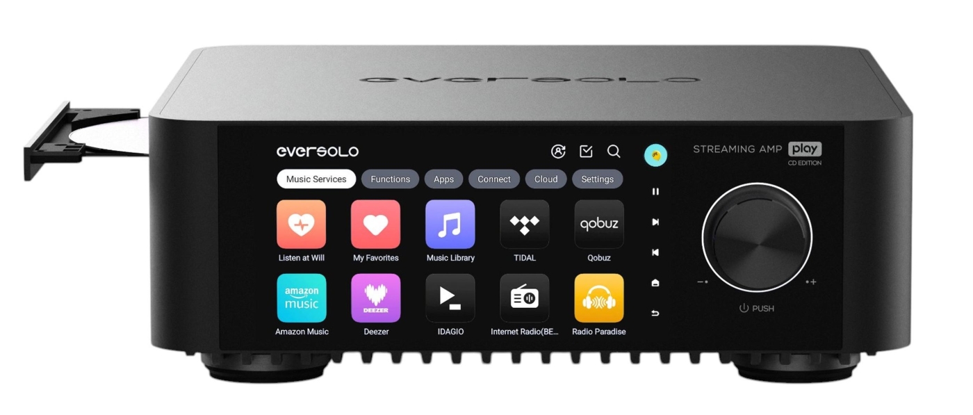 Eversolo Play CD Edition - High-End All-in-One HiFi-Streamer & Verstärker | Auspackware, wie neu