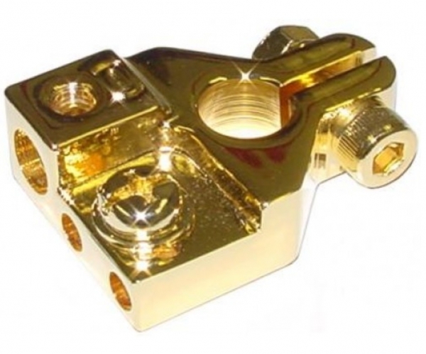 AIV 650303 Batterieklemme - Minus Batterieklemme 1 x Ringkabelschuh M8, 1 x Kabel 25 qmm, 2 x Kabel 10 qmm