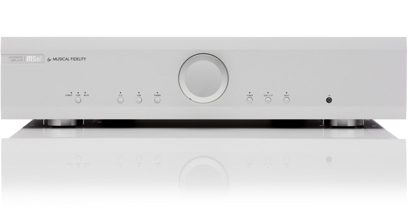 Musical Fidelity M5si ++ GREAT-DEAL-DAYS ++ Vollverstärker mit Phono MM-Eingang, Silber | Neu