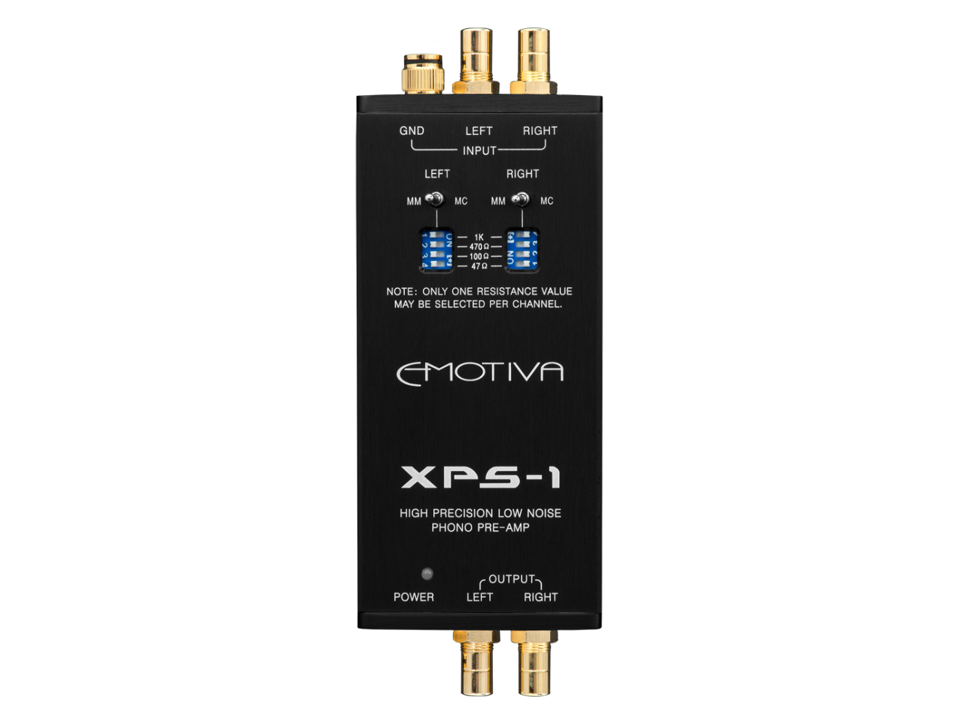 EMOTIVA XPS-1 Kompakter Phono Vorverstärker für MM und MC Tonabnehmer | Neu