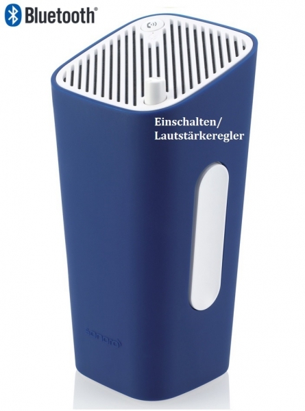 Sonoro Go NewYork (OHNE RADIO) Weiß/Blau Bluetooth Akku AUX | Neu
