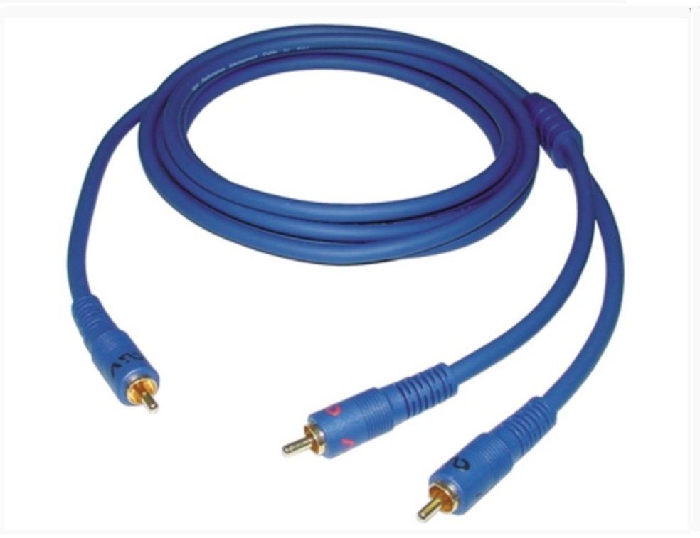 AIV Y-Cinch-Kabel Subwoofer-Kabel Cinchkabel 5,0 m