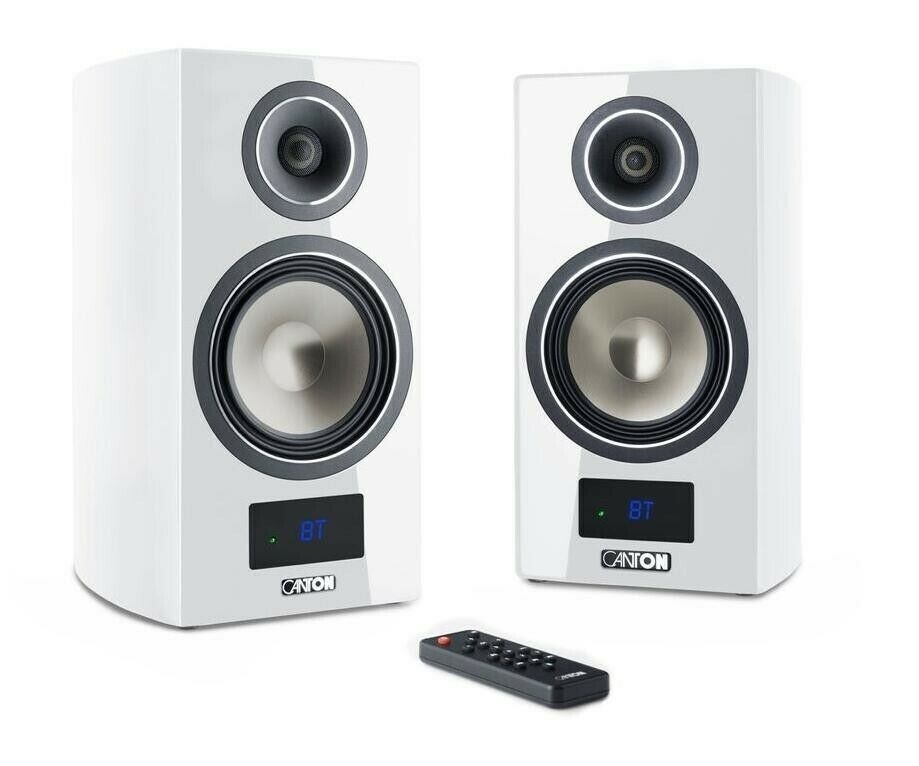 Canton Smart Vento 3 Weiß HG Aktiv-Wireless Regallautsprecher, Paar UVP 2300 €