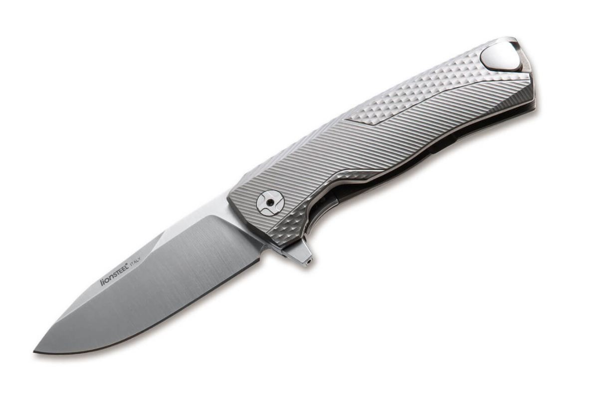 LIONSTEEL - Taschenmesser ROK Titan Grey