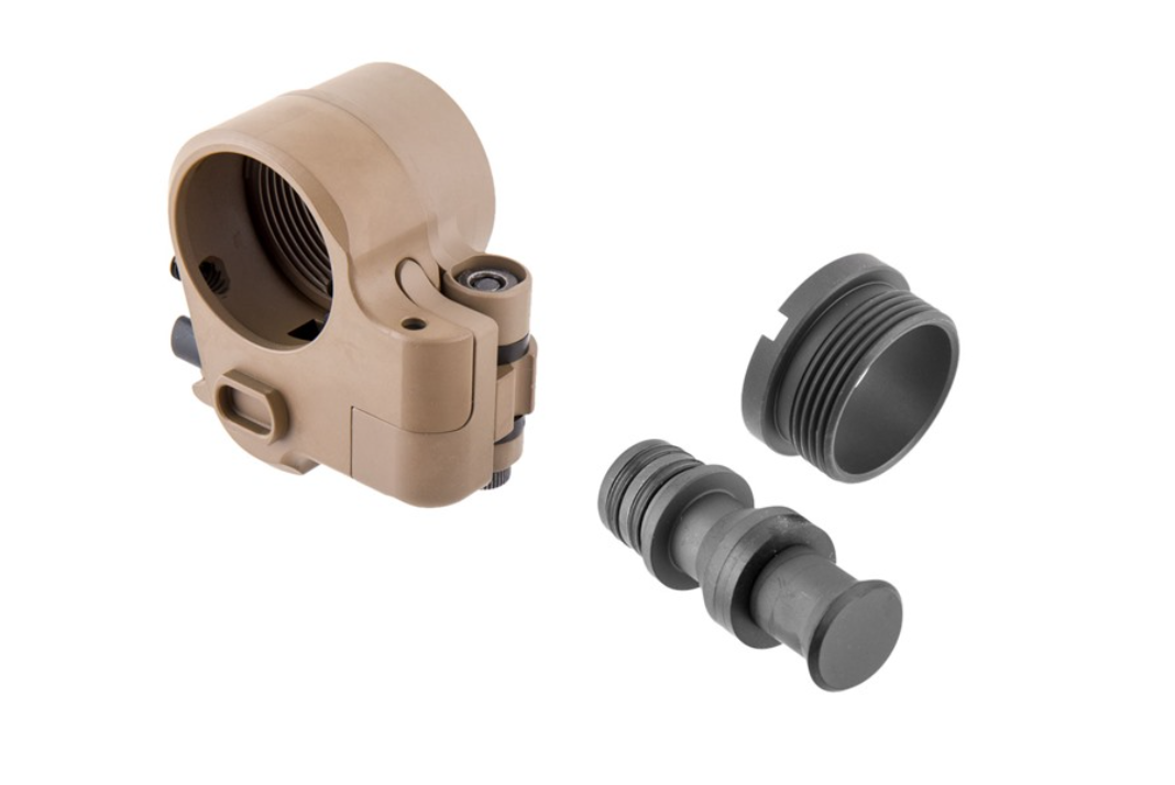 LAW TACTICAL - Klappschaft-Adapter Gen3-M für AR-Systeme FDE