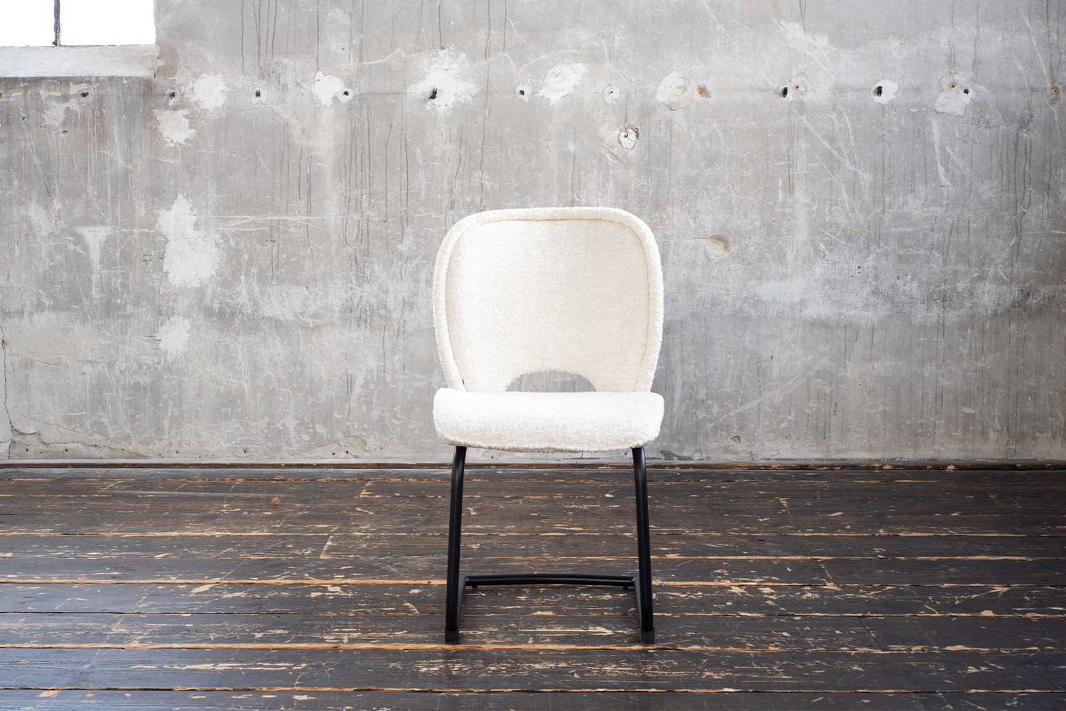 KAWOLA Stuhl JONA Esszimmerstuhl Stoff cremeweiß