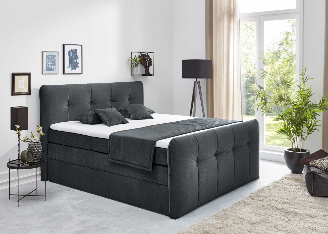 Cosima Boxspringbett 140x200 mit Bettkasten