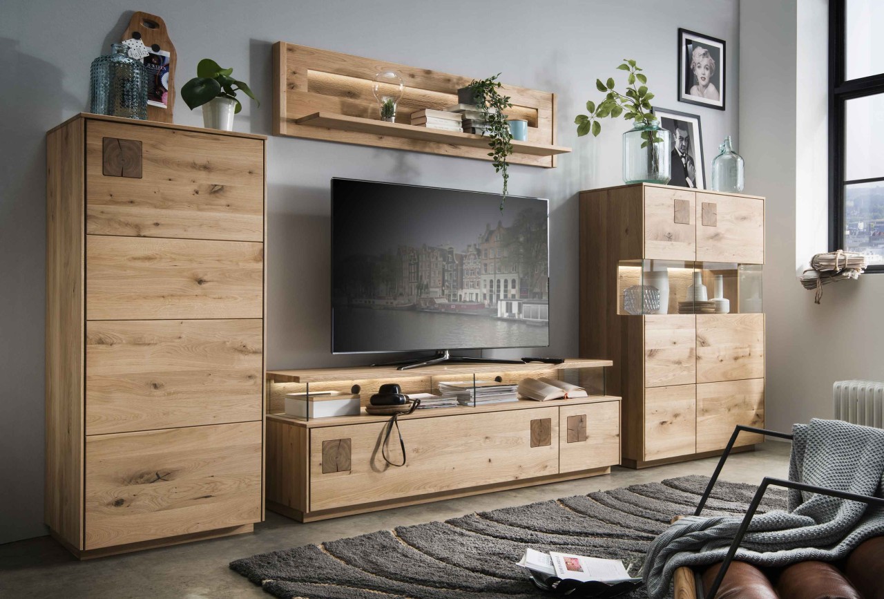 Davos Wohnkombination eiche