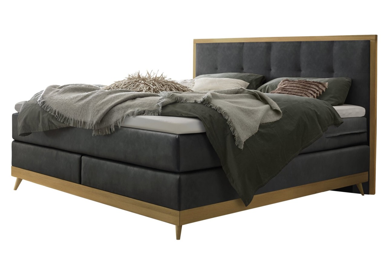 Boxspringbett 180x200 Kunstleder