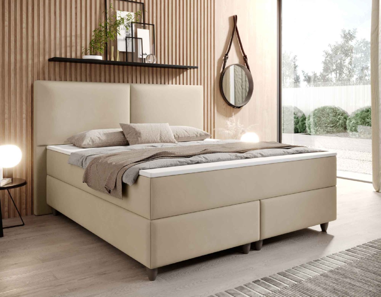 Boxspringbett 180x200 Samt