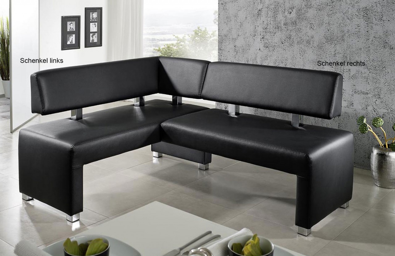 Posa moderne Eckbank Leder maßgenau
