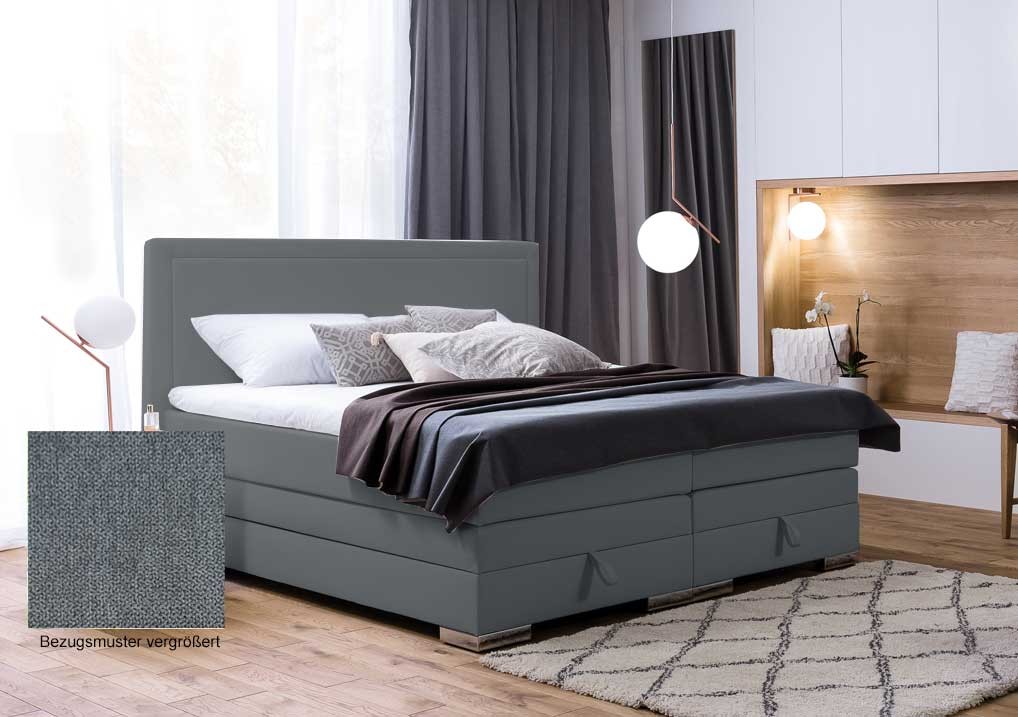 Boxspringbett 180x200 cm mit Bettkasten