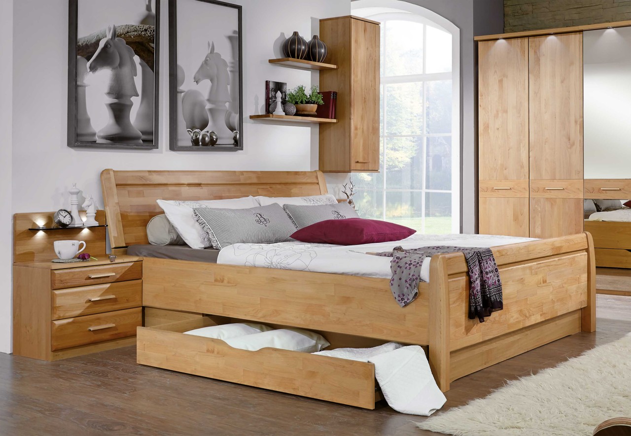 Toledo Bett mit Stauraum