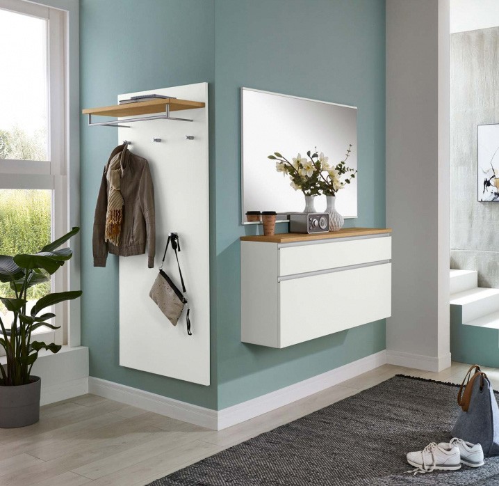 SALEA Garderobe weiß modern