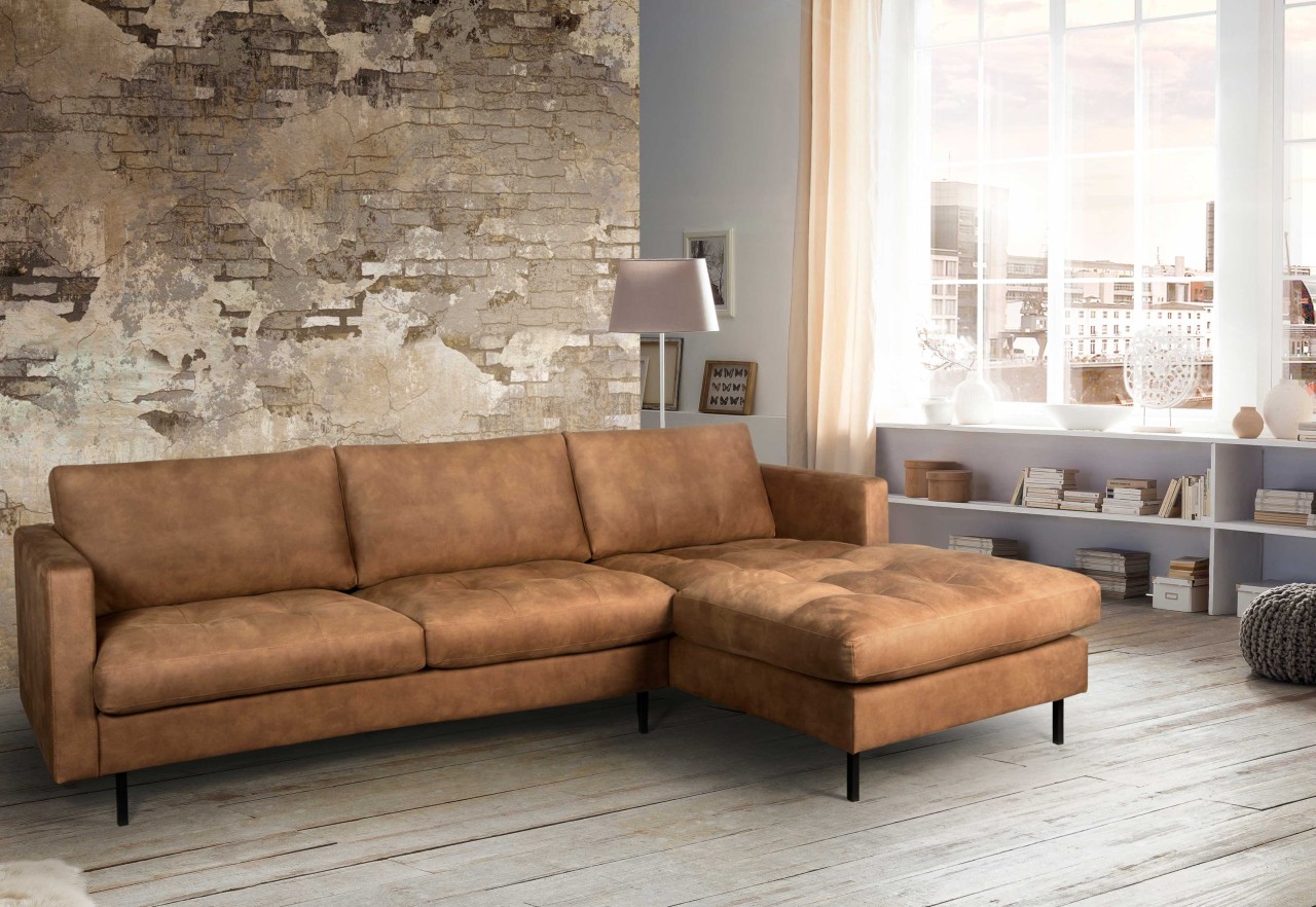Optima 2-Sitzer Sofa mit Ottomane