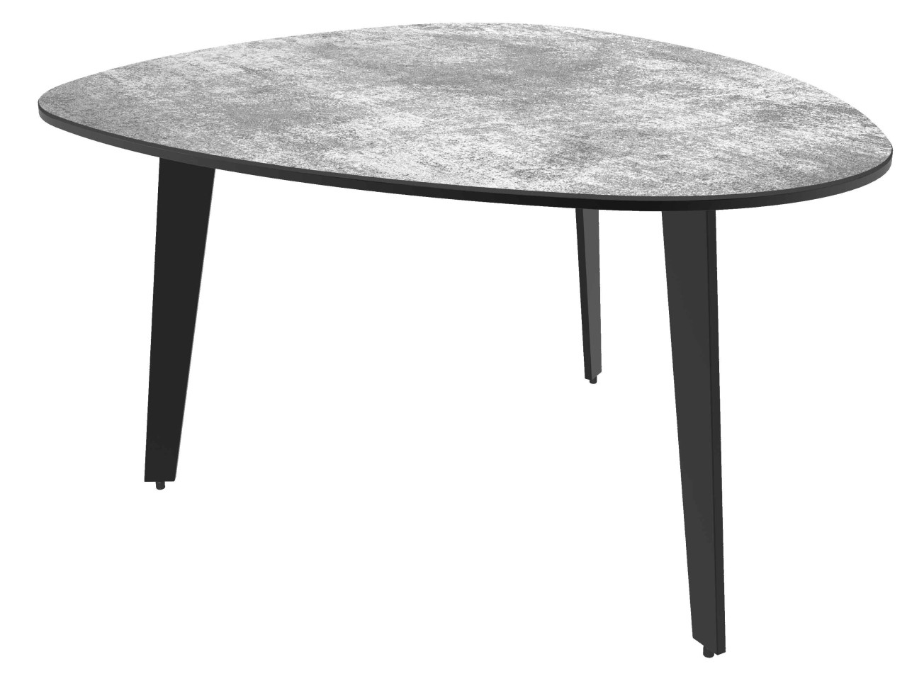 Galet Couchtisch Keramik grau