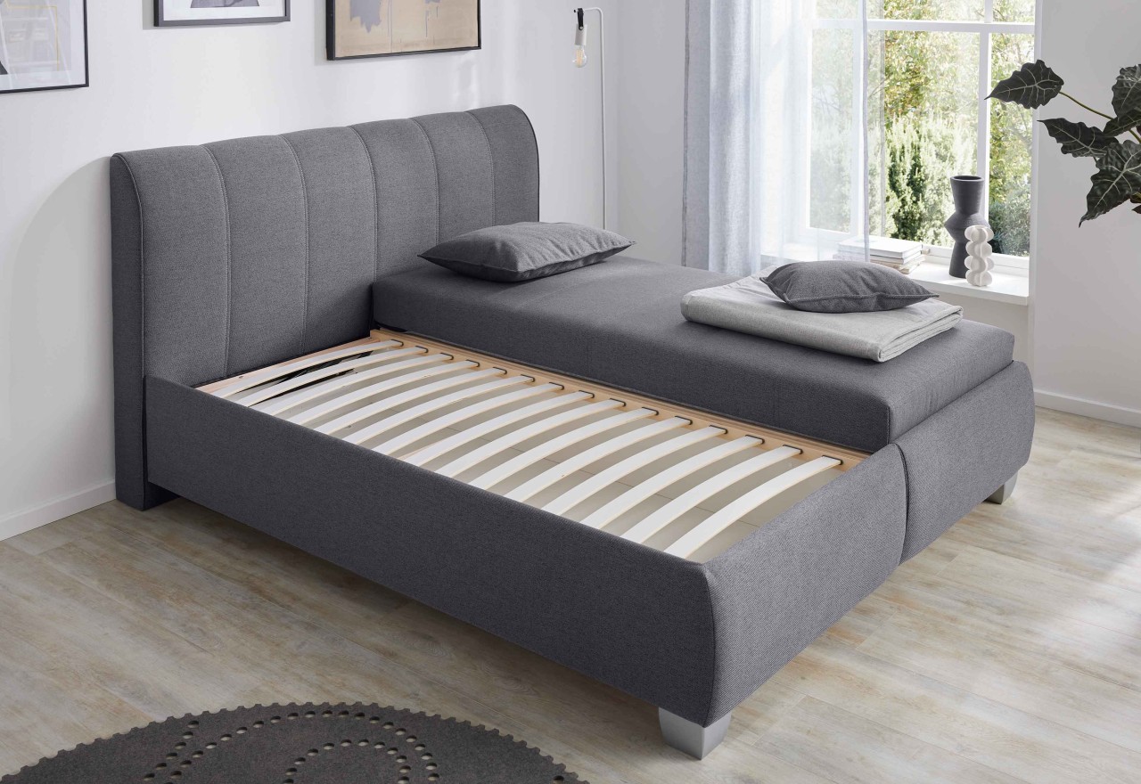 Clara Polsterbett 200x200 mit Stauraum