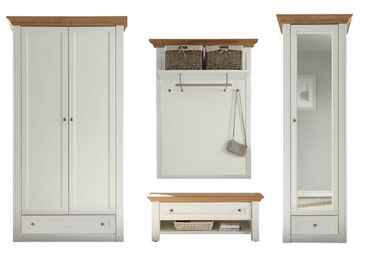 Landhaus Garderobe Set