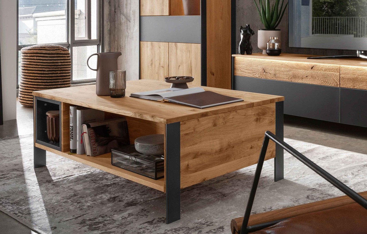 Boston Couchtisch eiche modern