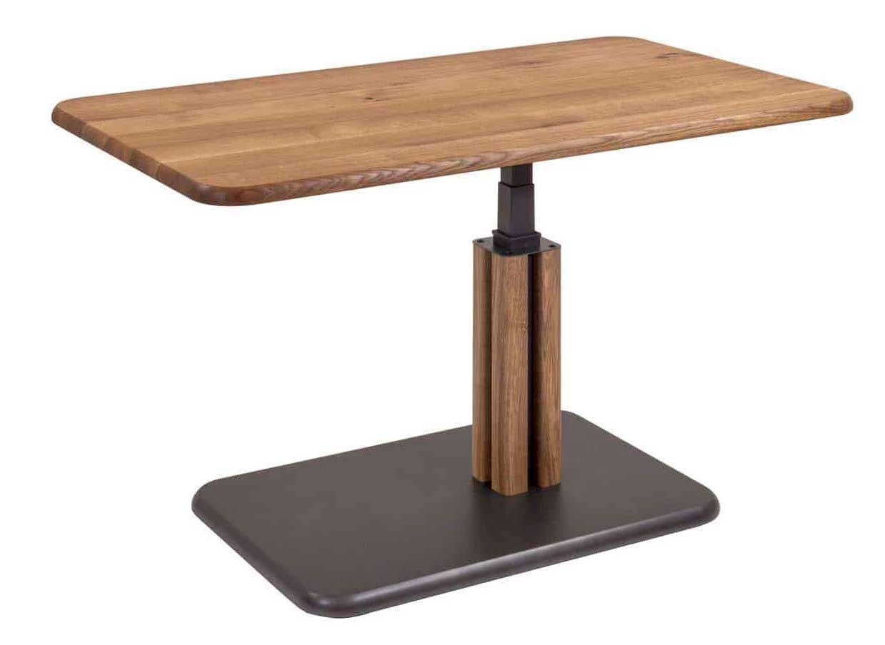 7882 Couchtisch Wildeiche höhenverstellbar