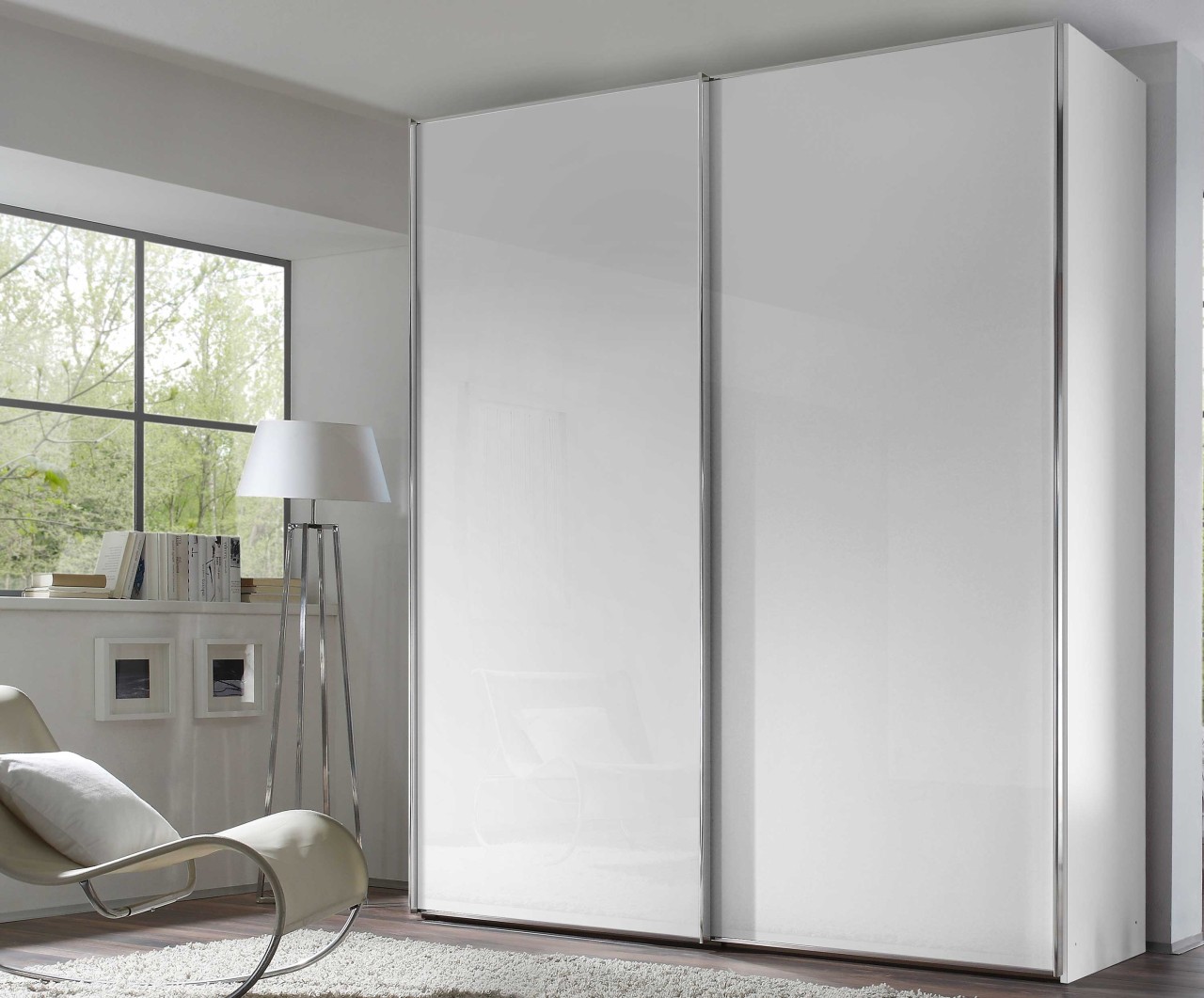 Staud Sinfonie Plus Schwebetürenschrank weiß