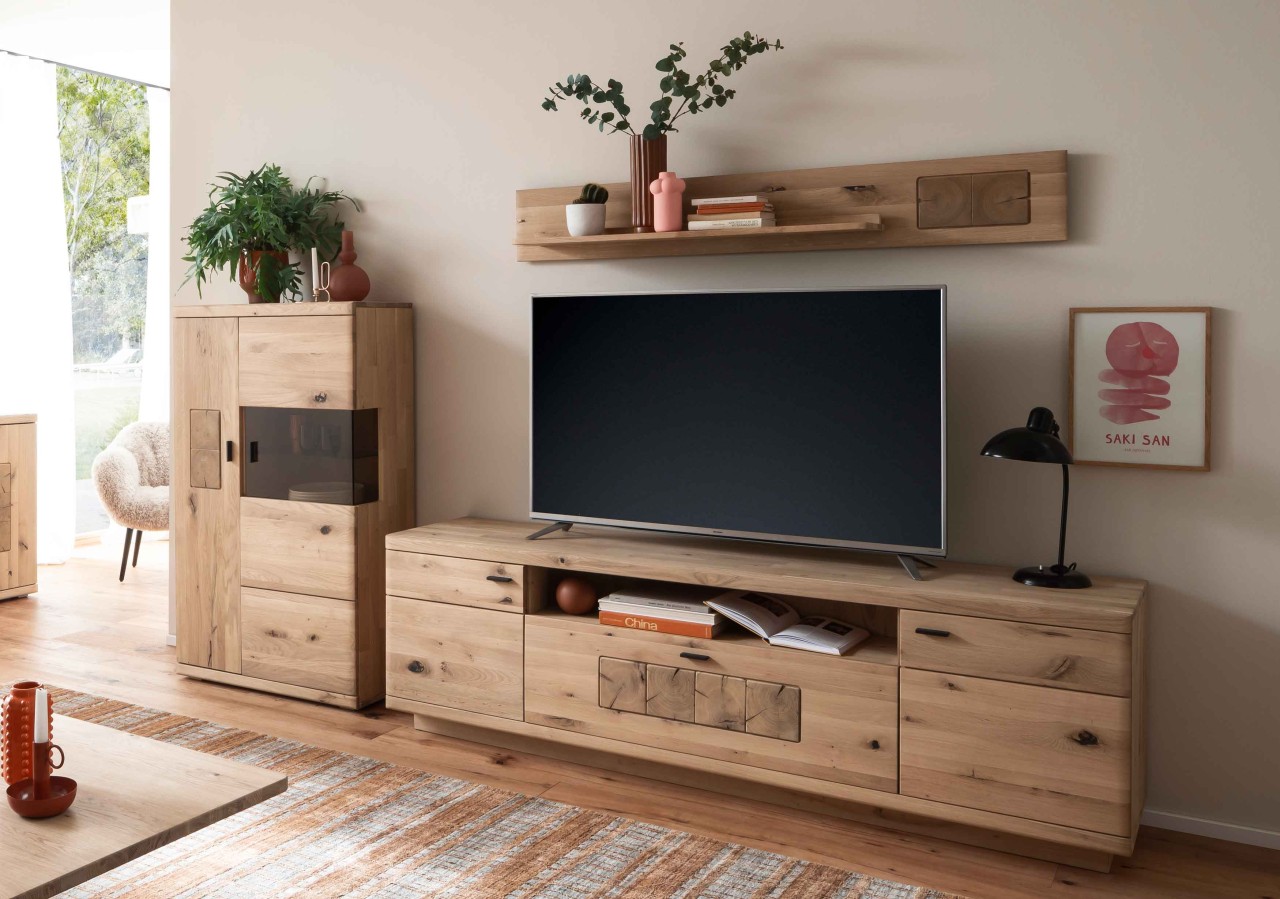 Palma Wohnwand Massivholz