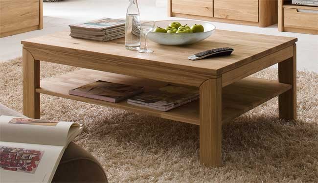 Florenz Couchtisch wildeiche massiv