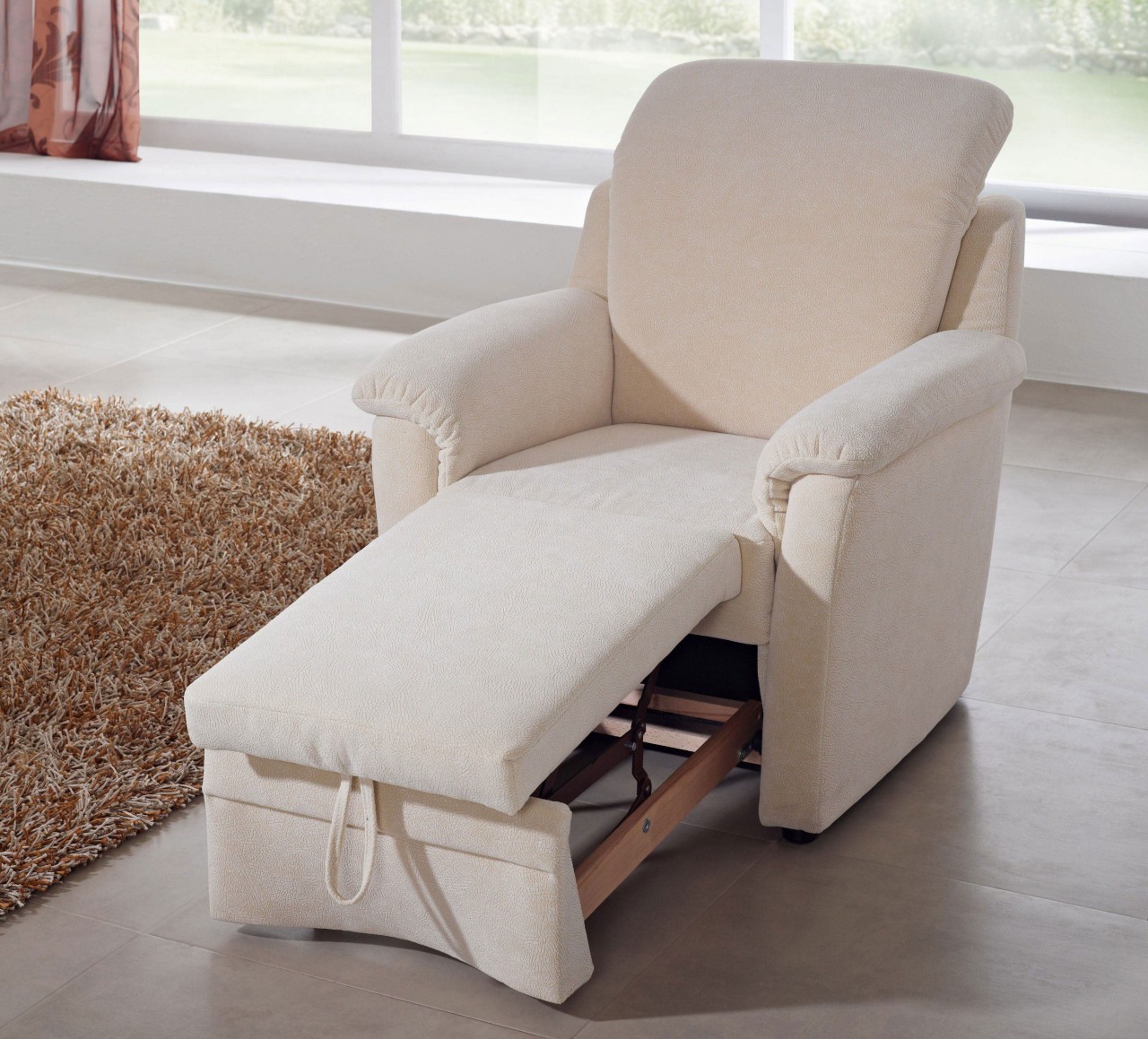 Florenz Sessel mit Fußablage