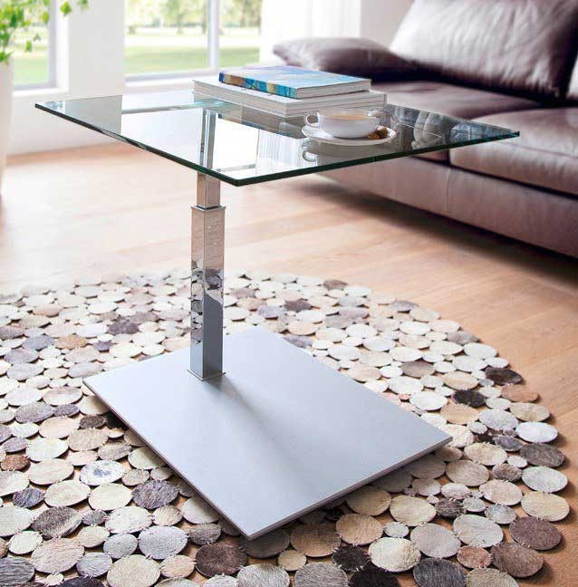 1443 Beistelltisch mit Rollen höhenverstellbar