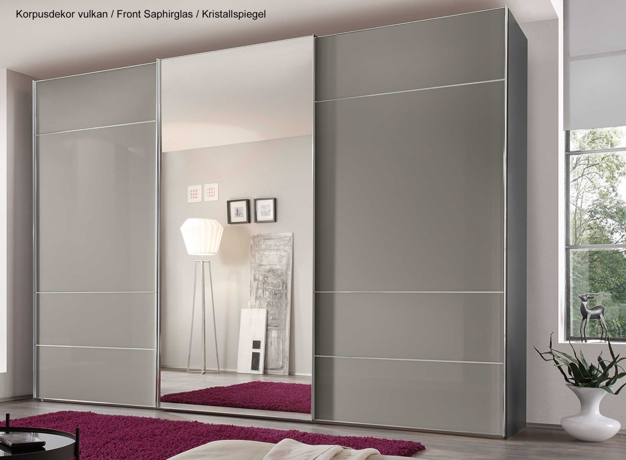 Sonate Lucca Kleiderschrank mit Spiegel B336 cm