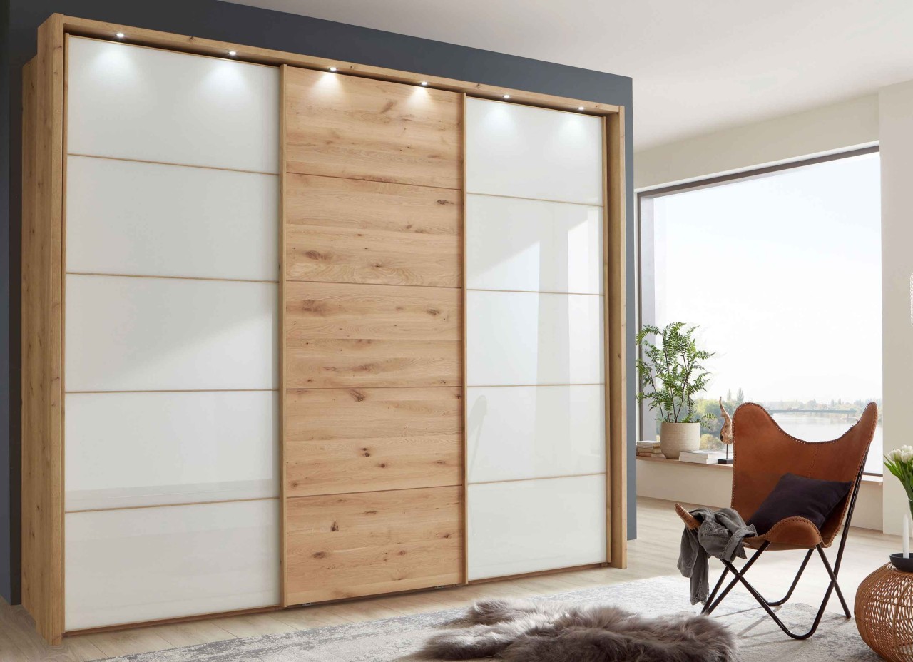 Cardiff Kleiderschrank eiche hell