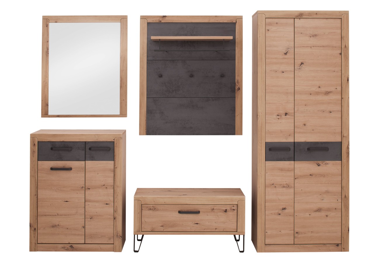 Incata Garderobe eiche modern