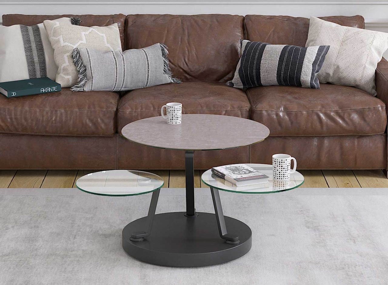 Boussole Couchtisch mit Funktion