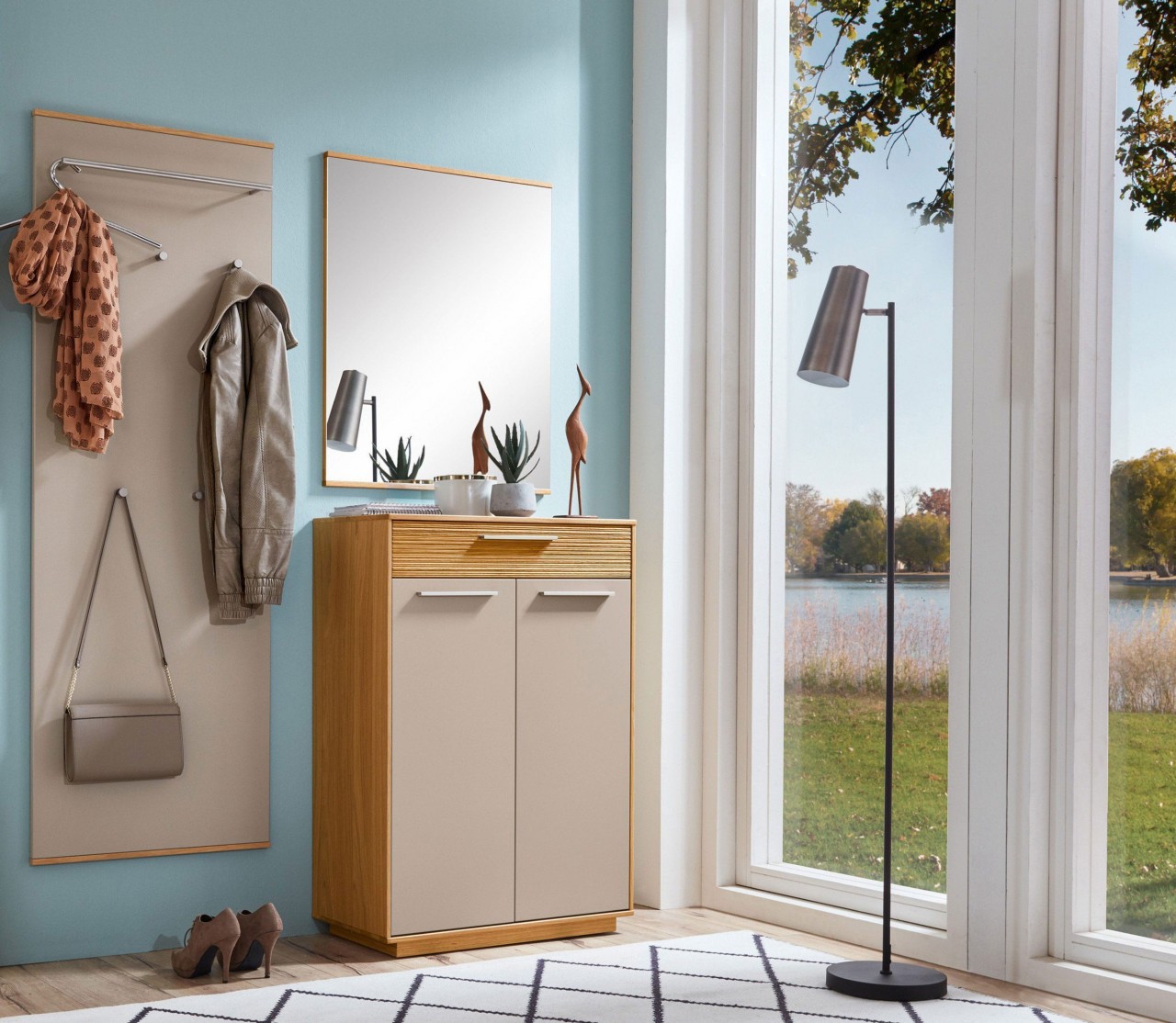 LOVENO Garderobe-Sets für kleine Flure