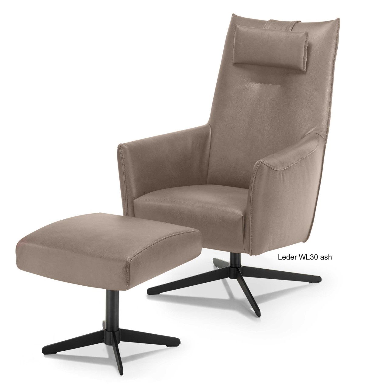 Dex Sessel mit Hocker