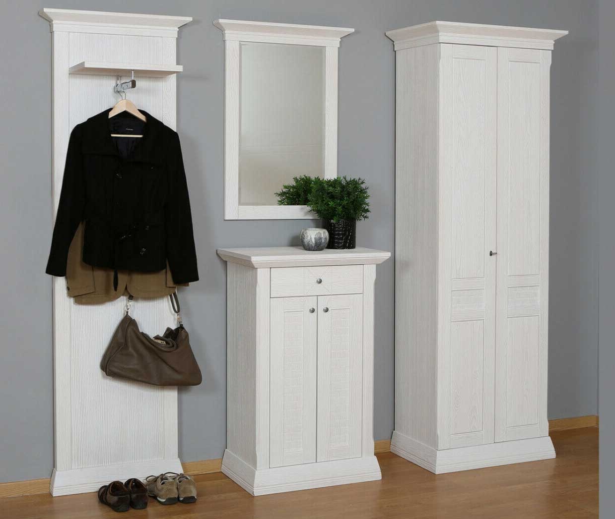 Vienna Landhaus Dielenset Pinie massiv in 4 Farben