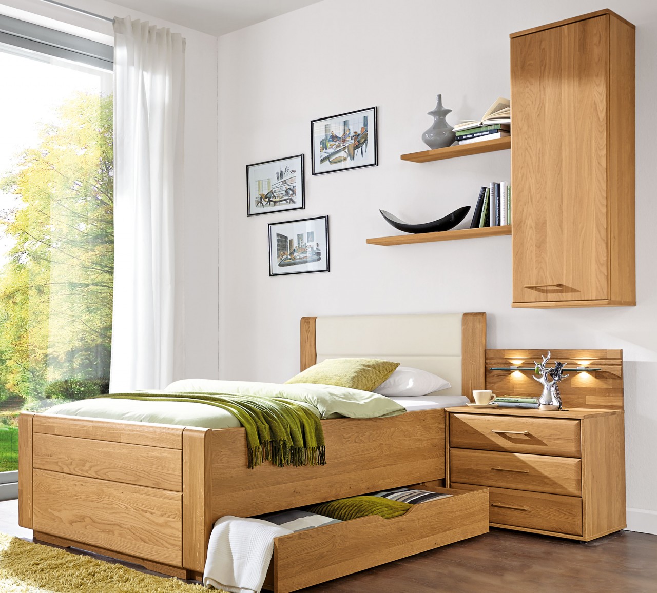 Lido Bett eiche oder erle