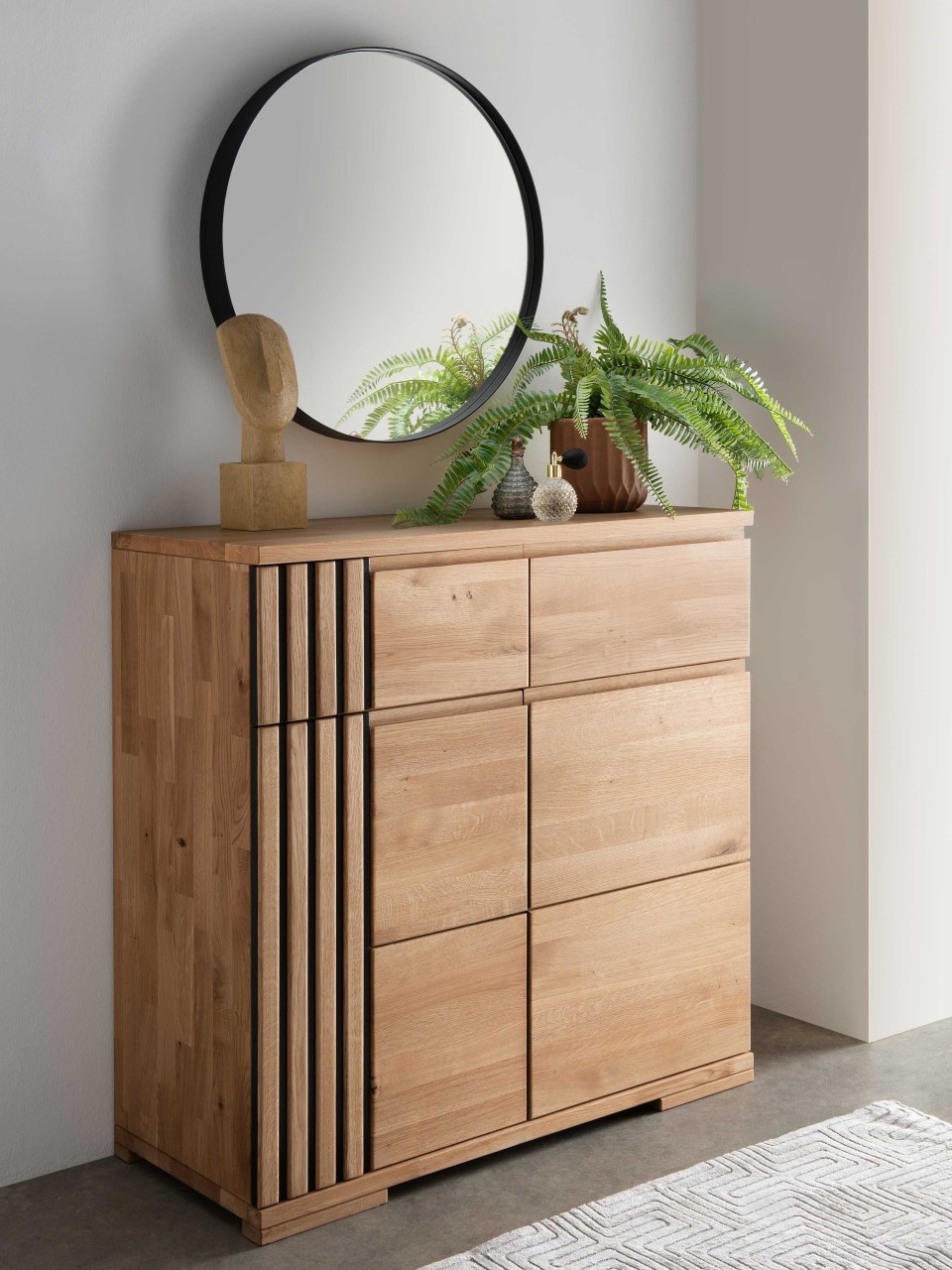 Manhattan Kommode wildeiche massiv