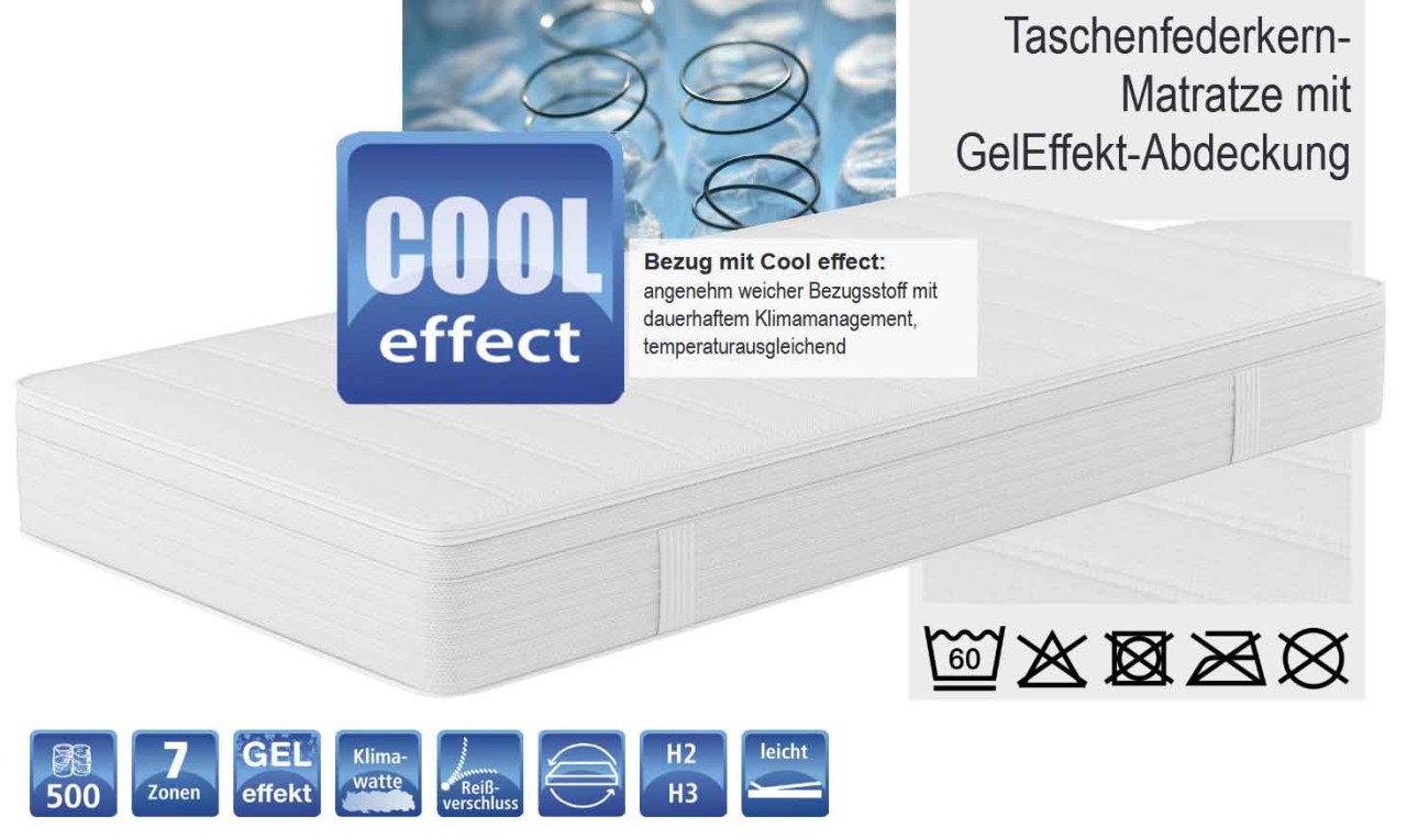 Nubo Flex Matratze mit Gelauflage