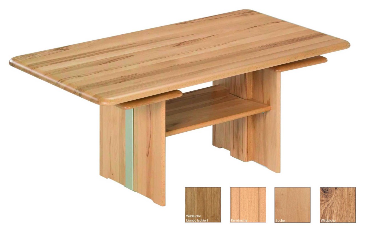 1690 Couchtisch Massivholz höhenverstellbar