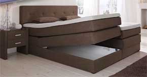 Oregon Boxspringbett 100x200 mit Bettkasten